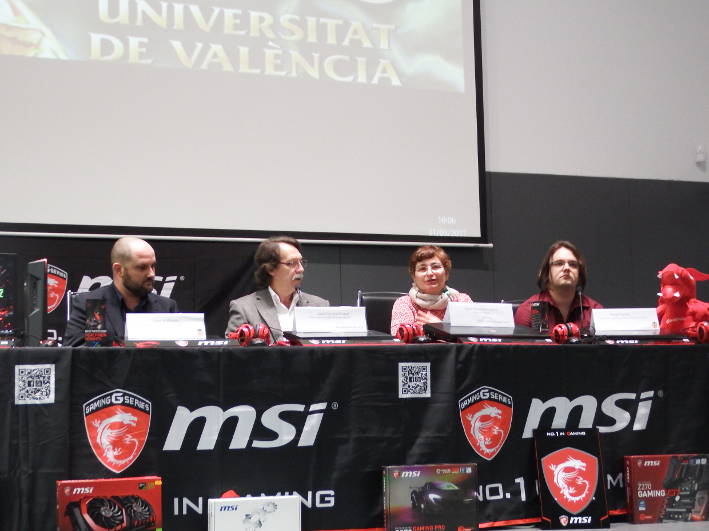 José de Matías, José Campos, Paula Marzal and Sergio Cerdán.